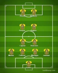 Watford's 4-2-2-2 formation
