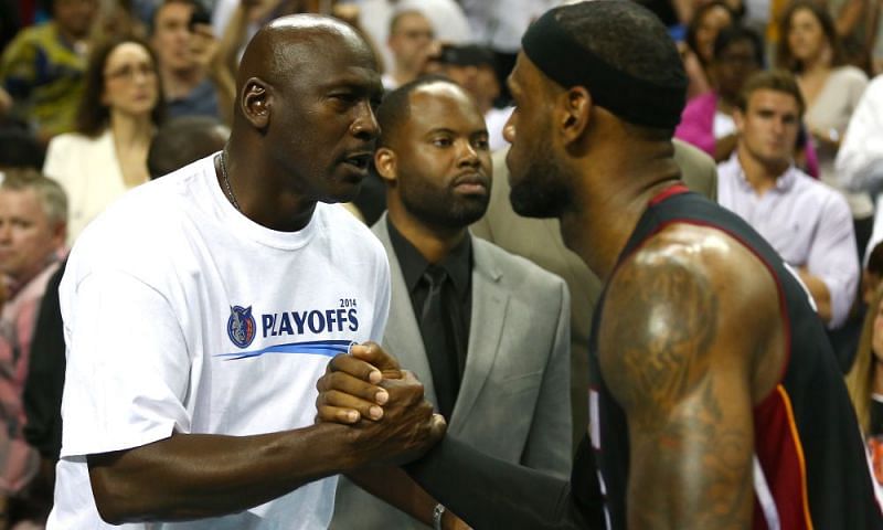 Who is the greatest basketball player ever? Michael Jordan (Left) or LeBron James (Right)?