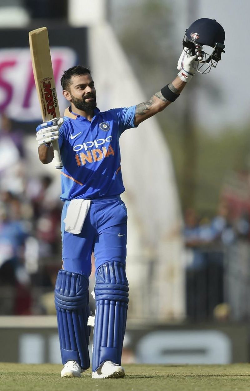 Virat Kohli scored his 40th ODI century.