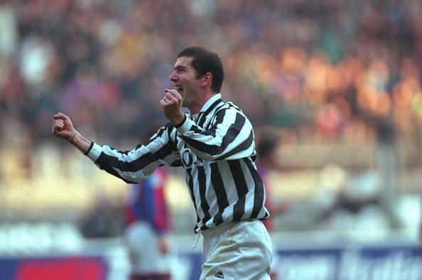 Zinedine Zidane during his time at Juventus