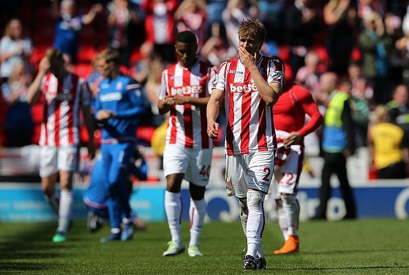 Stoke City was relegated last season from the Premier League after completing ten years in the top tier English club competition
