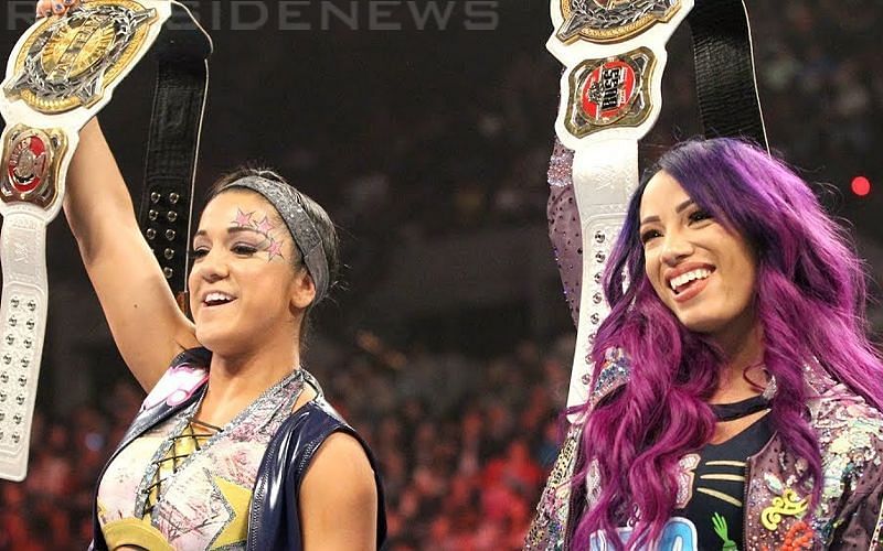 Sahsa and Bayley retained the Tag Team Titles.