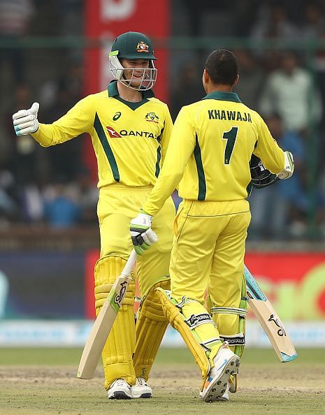 Usman Khawaja and Peter Handscomb were dominant with the bat