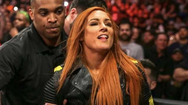 Becky getting arrested on Raw