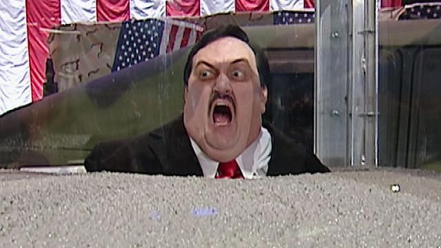 Paul Bearer was buried in cement at The Great American Bash 2004