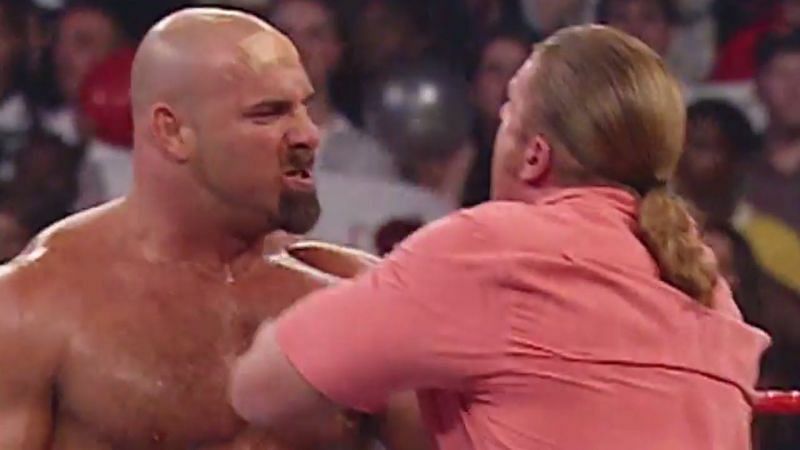triple h and goldberg 2003 feud was a total disappointment
