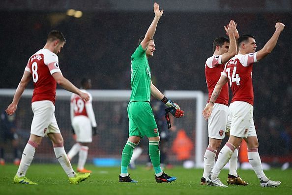 Arsenal got the better of Manchester United in a crunch tie