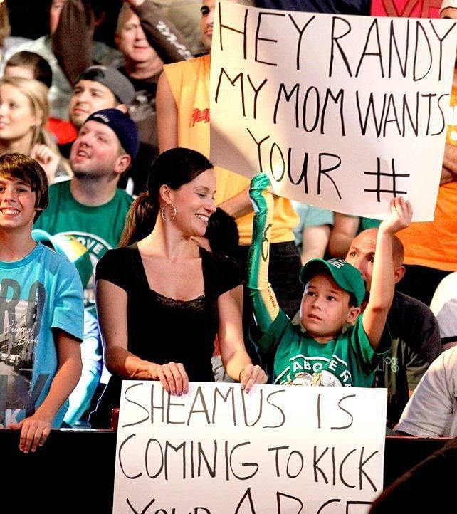 Probably, he wanted his mom to stay busy with Randy Orton while he could play with his friends