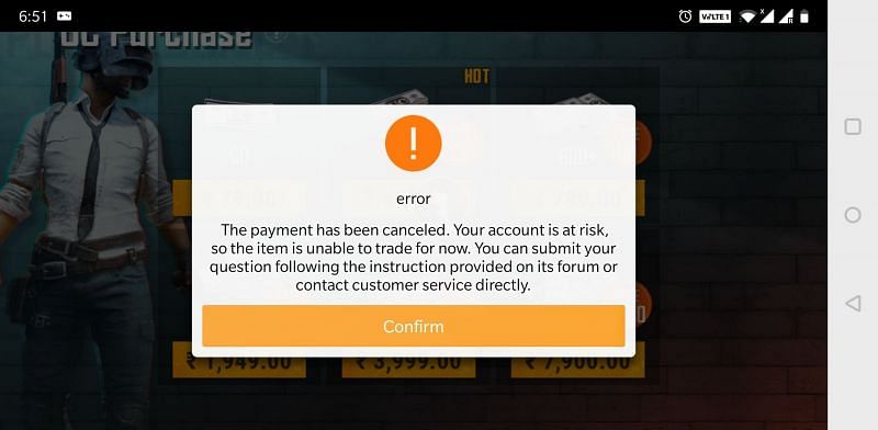 Pubg Developers Disabled the UC buy option