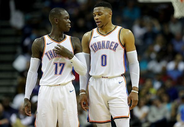 Schroder has served as Russell Westbrook&#039;s back