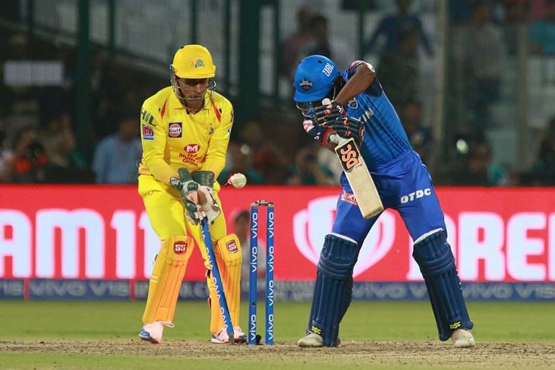 Keemo Paul gets castled. (Image Courtesy: IPLT20)