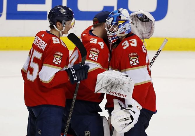 Barkov has team-record 5 assists, Panthers beat Wild 6-2