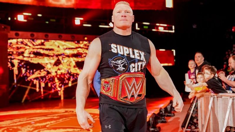 The Universal Champion Brock Lesnar made a rare appearance on RAW less than three weeks from WrestleMania 35.
