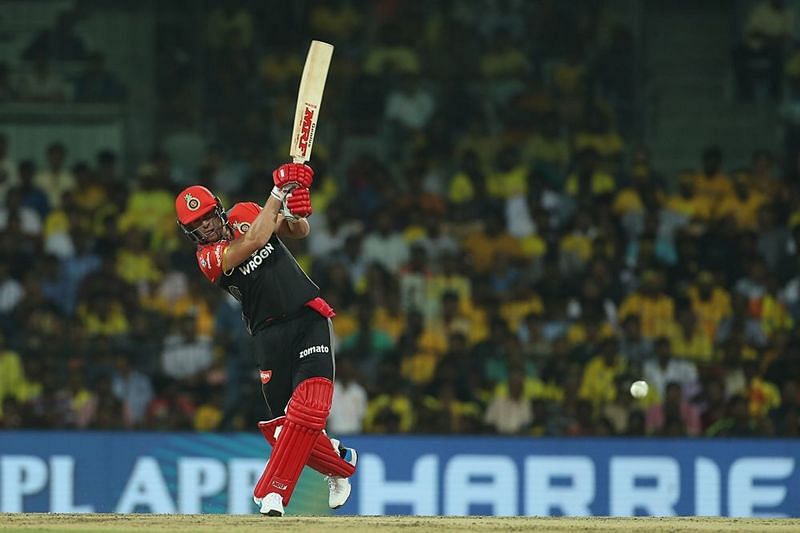 AB De Villiers couldn&#039;t get going in the match against CSK. (Image Courtesy: IPLT20)