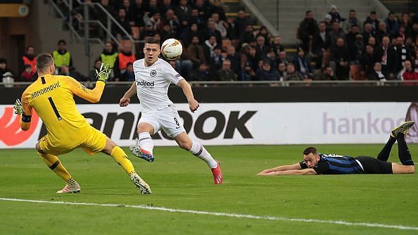 Jovic can score different types of goals.