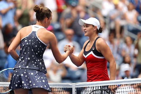 Pliskova and Barty had last met at 2018 US Open - Day 7