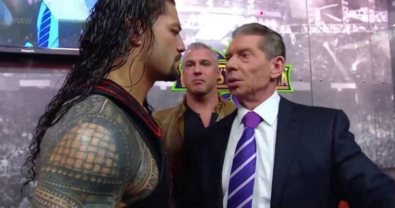 Roman Reigns and Vince McMahon