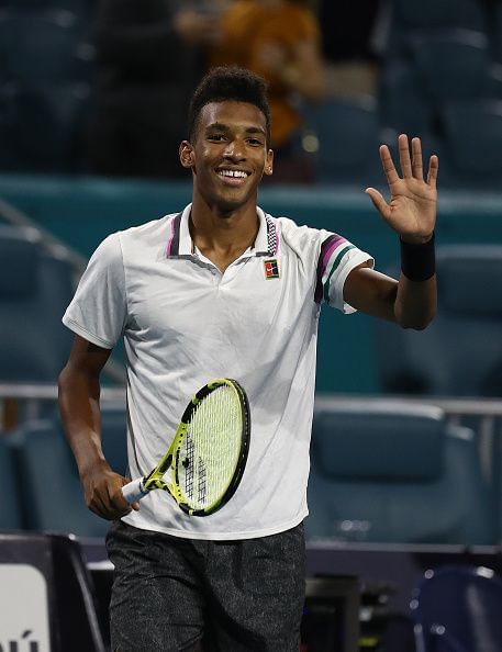 Felix Auger-Aliassime at Miami Open 2019 - Day 10