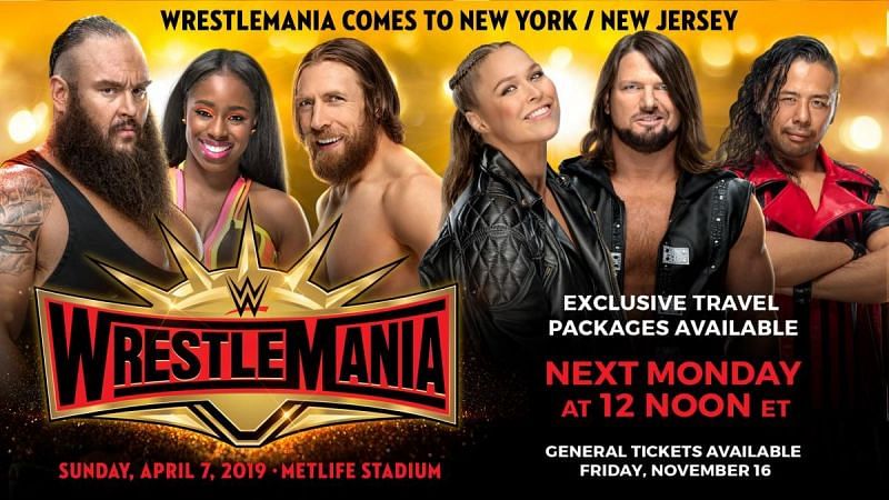 WrestleMania 35 is coming to New Jersey!