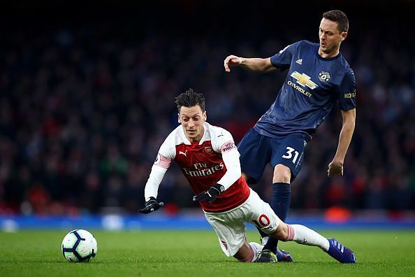 Ozil put in an impressive shift on Sunday