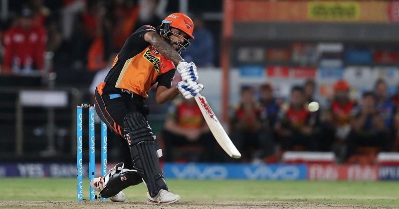 Shikhar Dhawan was in good touch for SRH