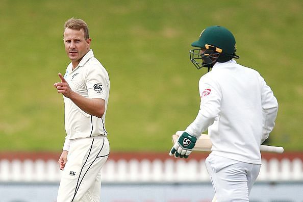 Neil Wagner once again ruffled the batsmen with his persistent short-pitch bowling
