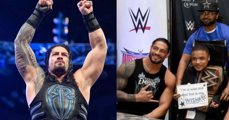 Roman Reigns has granted many wishes for Make-A-Wish kids.