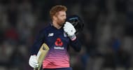 Jonny Bairstow celebrating a century for England