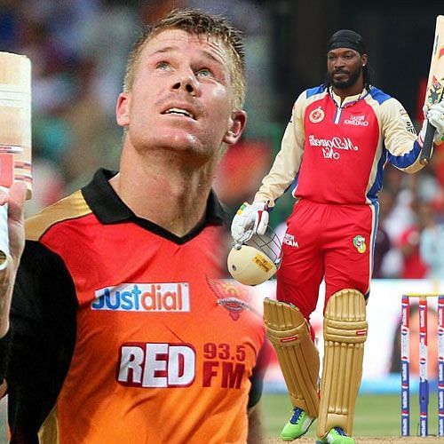 Image result for chris gayle and david warner