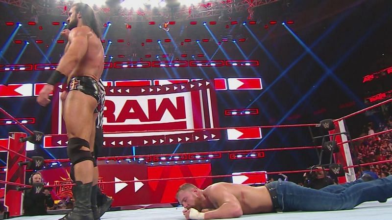 Drew McIntyre convincingly beat Dean Ambrose in the last man standing match