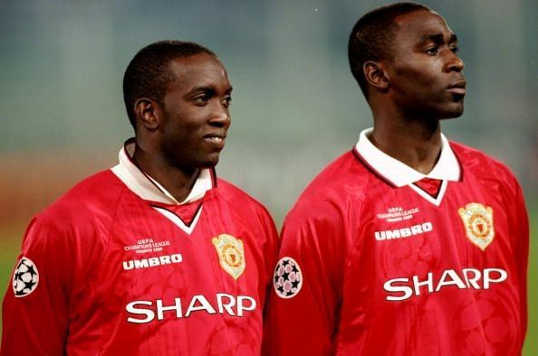 Dwight Yorke and Andy Cole