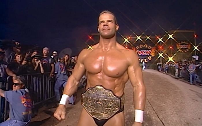Luger is a former WCW Champion, but never won a WWE title