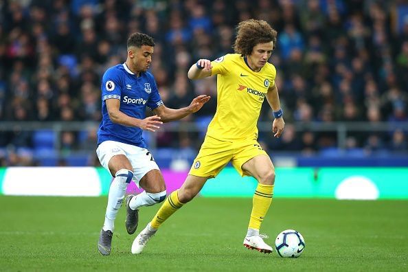 Luiz struggled as Everton grew in confidence as the second-half began