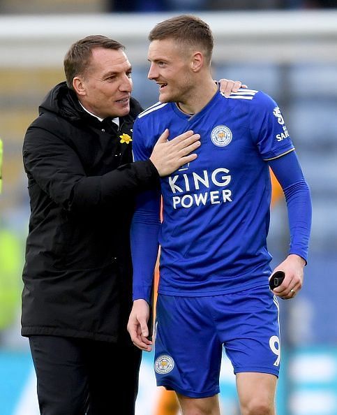 Vardy has hit a purple patch under the new manager.