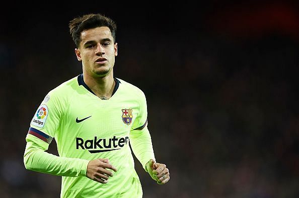 Coutinho has endured a difficult season at Barcelona