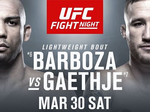 Edson Barboza faces Justin Gaethje in what sounds like a fantastic bout on Saturday