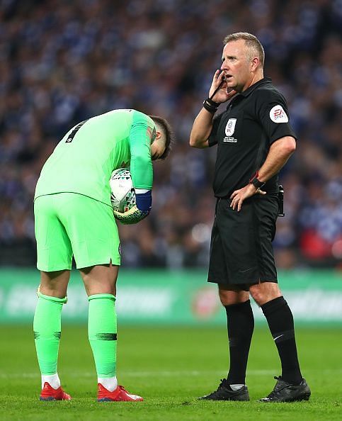 Jon Moss issued a controversial penalty call