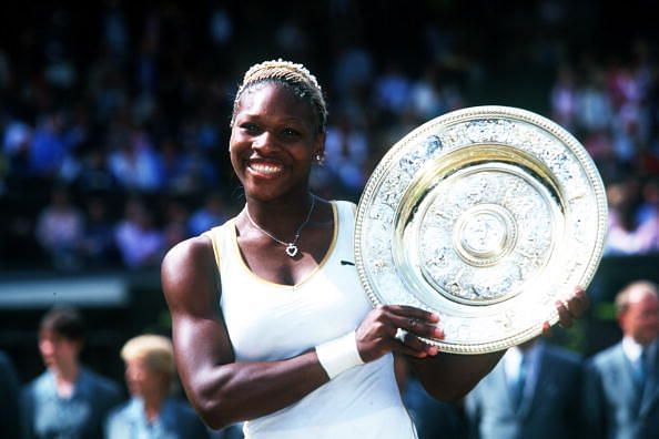 Serena&#039;s first Wimbledon win in 2002