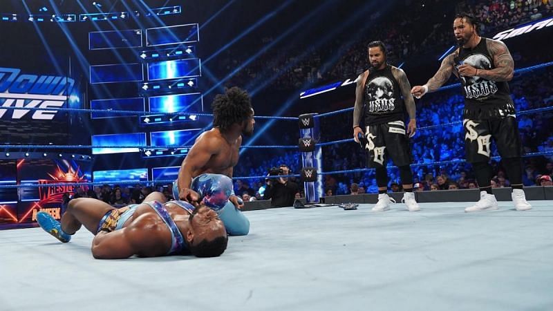 ... but after recalling all the battles they&#039;ve had with New Day, they declare that Kingston deserves his title match at WrestleMania, and they forfeit the match!