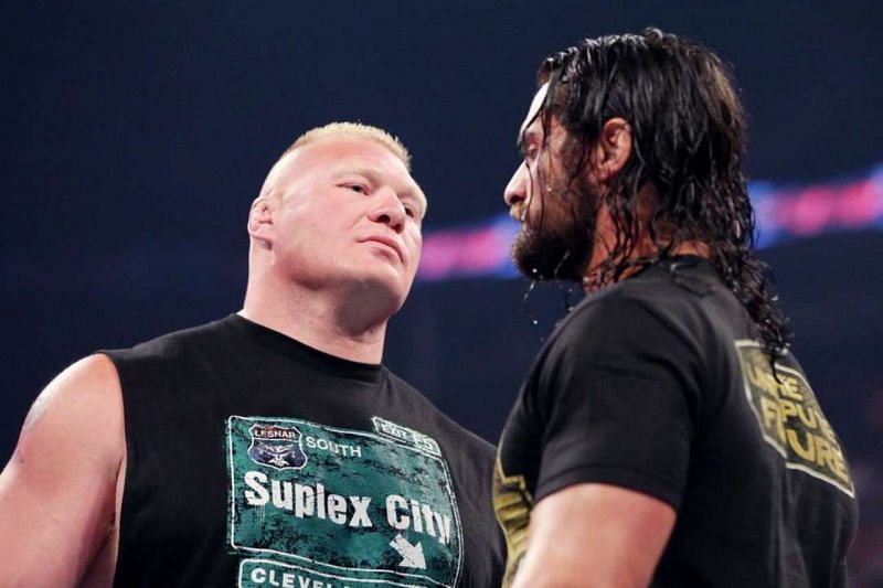 Rollins faces off against Brock Lesnar at WrestleMania 35