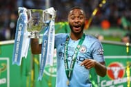Raheem Sterling after Man City's win over Chelsea in the Carabao Cup final last weekend.