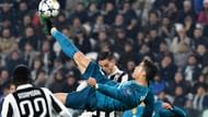 Ronaldo scored a bicycle kick against Juventus in last year's Champions League quarter-final