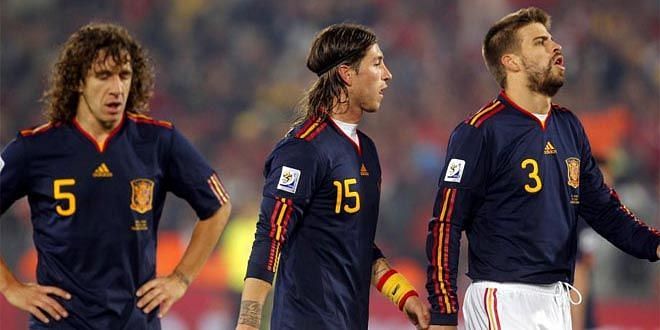 Carlos Puyol had played with both Ramos and Pique for the Spanish National team