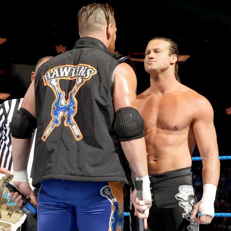 Curt Hawkins steps up to Dolph Ziggler...but not for very long