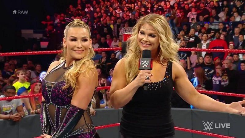 Natalya with the returning Beth Phoenix