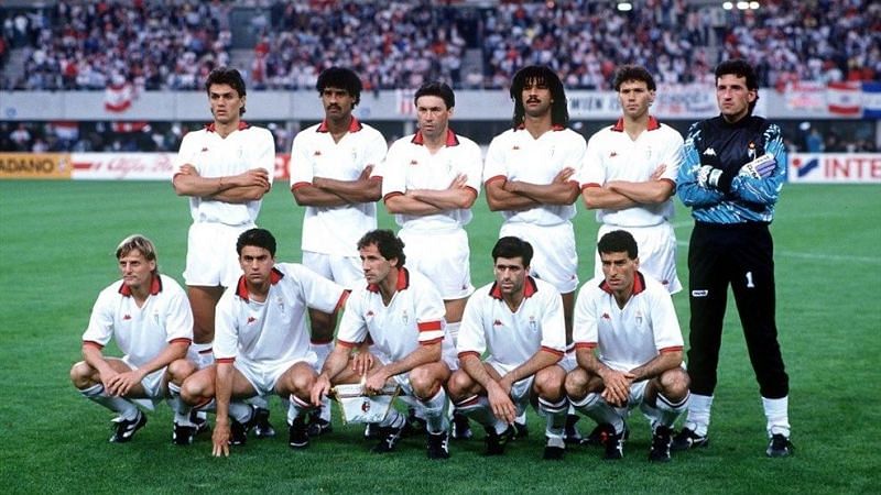The AC Milan side of 1989-1990 season