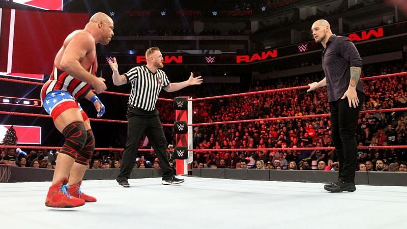 Angle vs. Corbin could happen on Raw instead of at WrestleMania.