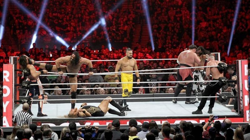 Andrade in the Royal Rumble.