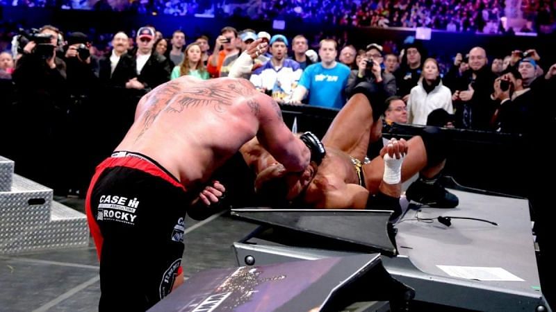 A match that almost destroyed Lesnar&#039;s monumental second return