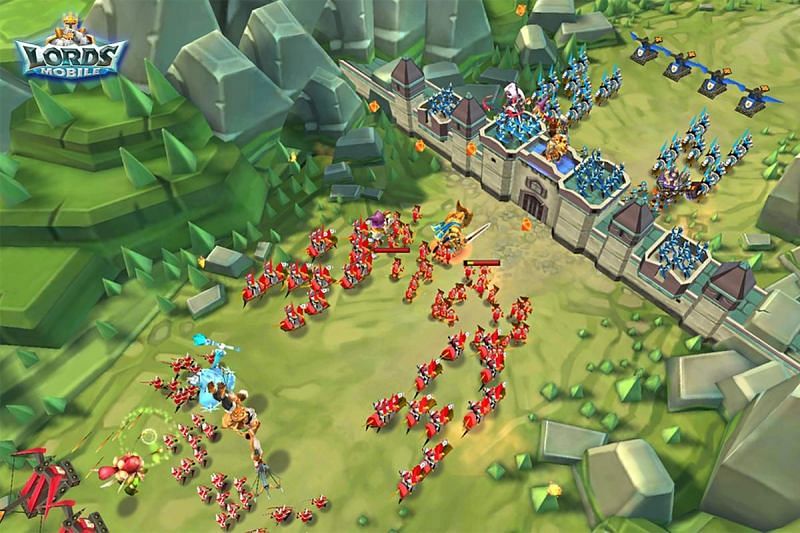 Lords Mobile is a real-time strategy MMO game.